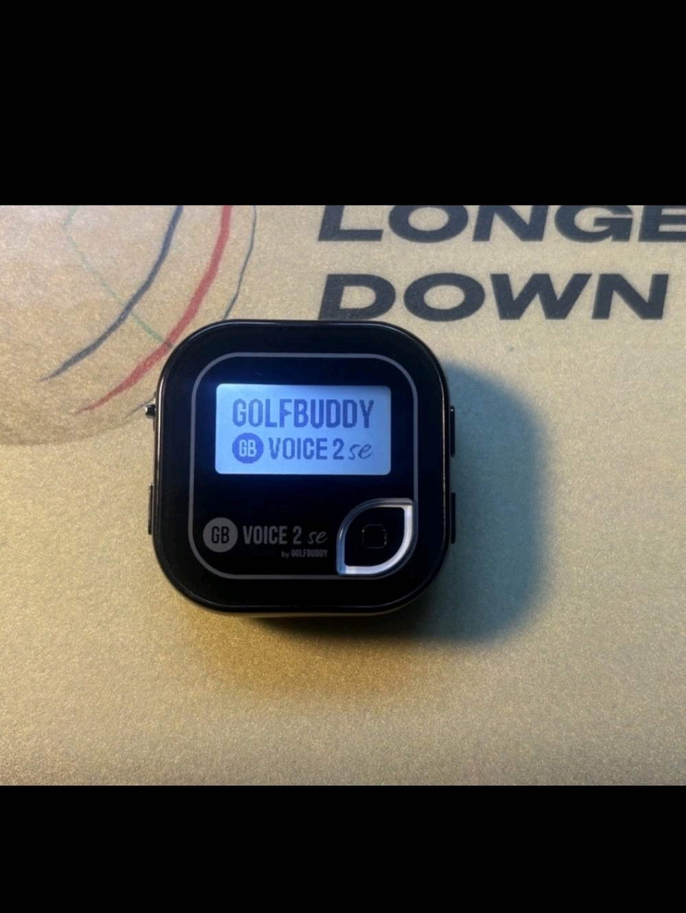 GOLFBUDDY Voice 2 SE Golf GPS Voice Clip - Black